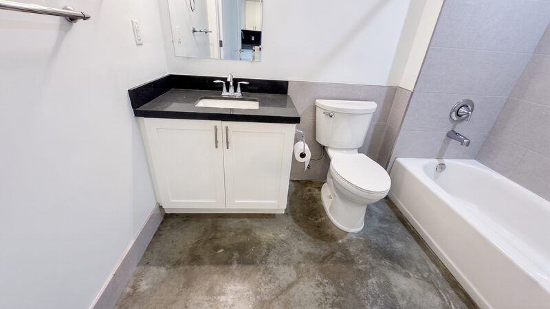 Unit bathroom with a shower and tub at 4332 W Flagler Street