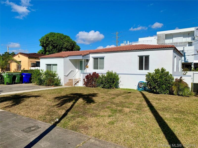 Rear yard and gated parking at 4331 SW 1st Street