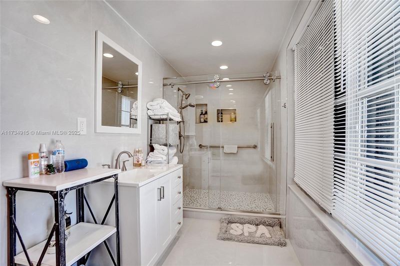 Bathroom with a walk-in shower