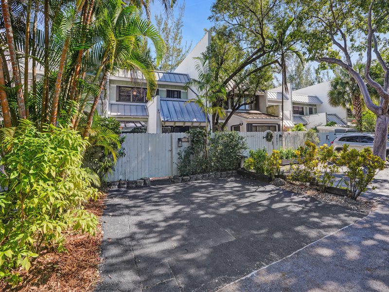 Exterior walkway and landscaping at 4863 SW 71st Place, Miami