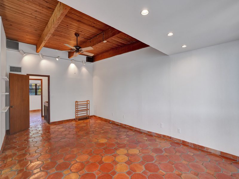 Interior room with wood floors at 4863 SW 71st Place, Miami