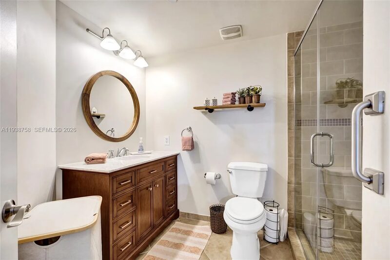 Outdoor entertaining area at 7350 SW 89th St, Unit 911S, Toscano Condo, Miami