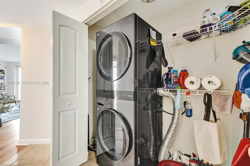 Patio garden view at 7350 SW 89th St, Unit 911S, Toscano Condo, Miami