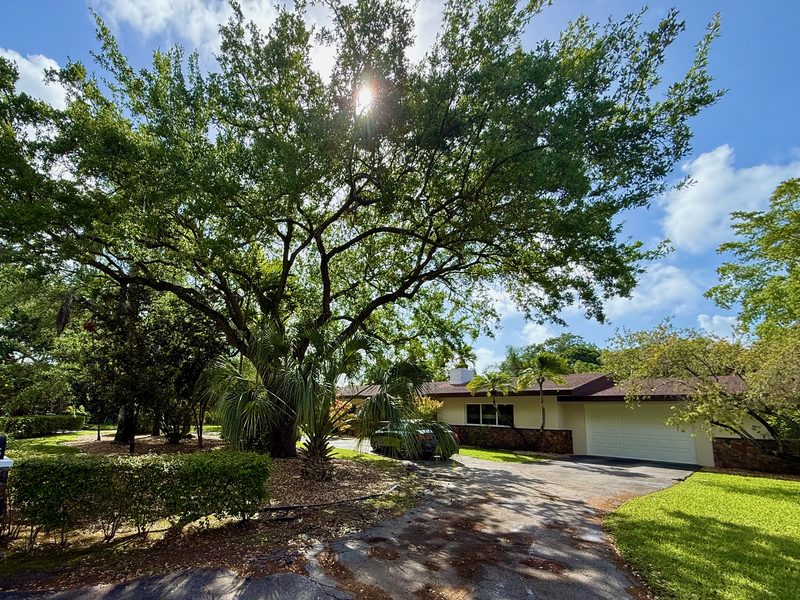 Property grounds at 7555 SW 79th Avenue, Miami