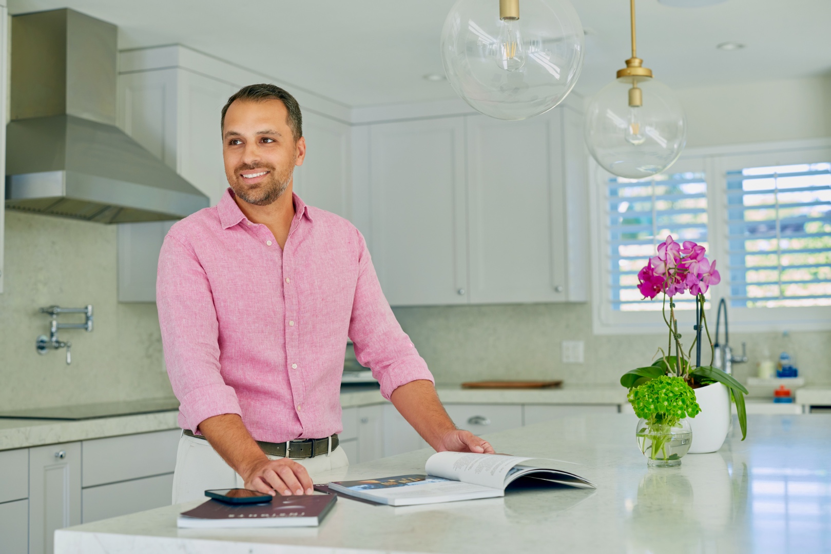 Jorge in a modern kitchen